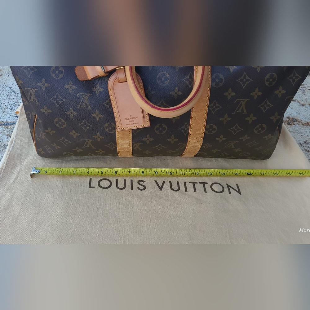 💥💥💥 SOLD💥💥💥 Vintage Louis Vuitton Monogram Brown Keepall 45 Bag - Picture 15 of 17